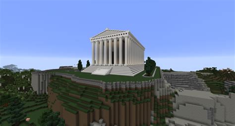 Minecraft The Parthenon Wip By Minecraftarchitect90 On Deviantart
