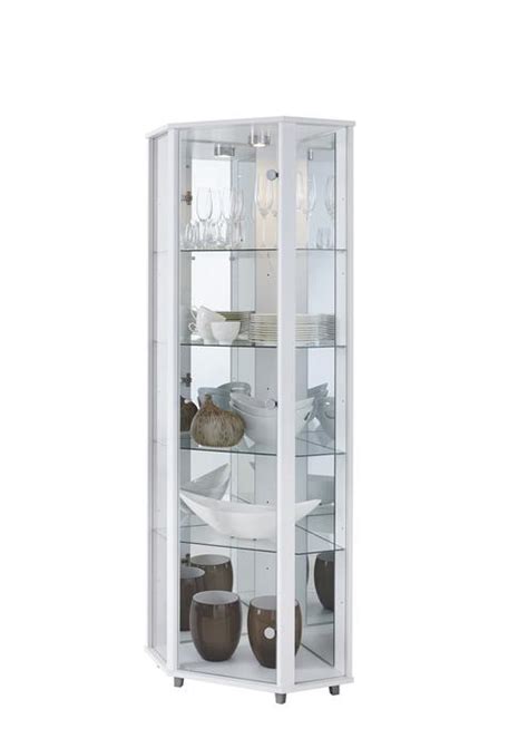 Home White Glass Display Cabinets Single Double Or Corner Free Delivery Dudley Dudley