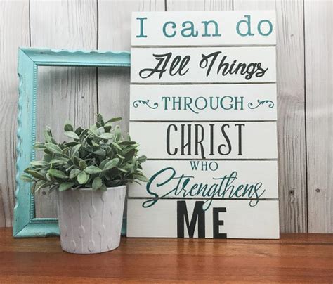 Christian Wood Wall Art Religious Wood Sign Rustic Christian