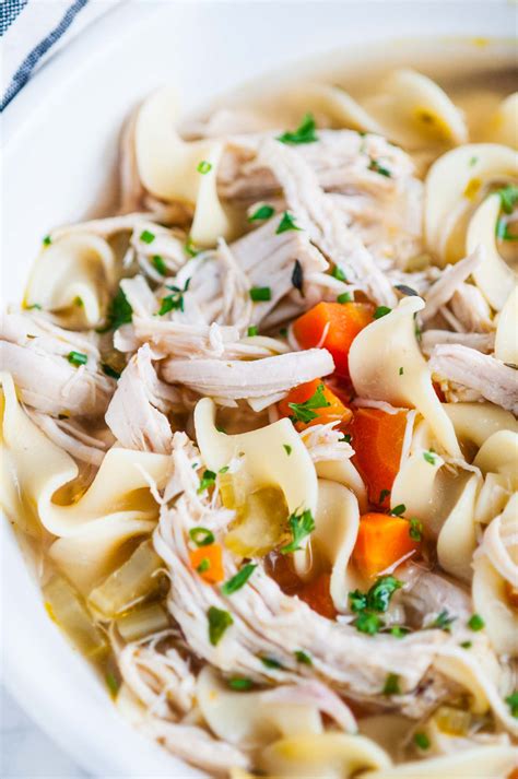 What kind of noodles for chicken noodle soup? Instant Pot Chicken Noodle Soup - Aberdeen's Kitchen