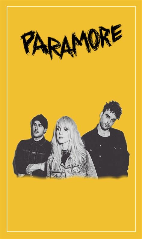 Paramore Aesthetic Yellow Music Backgrounds Wallpaper Backgrounds