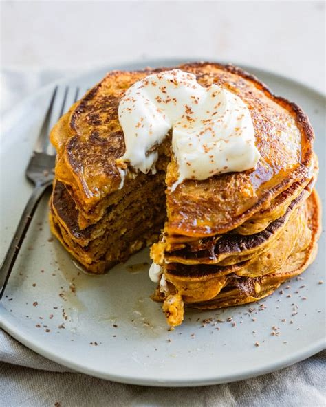 Healthy Pumpkin Pancakes A Couple Cooks