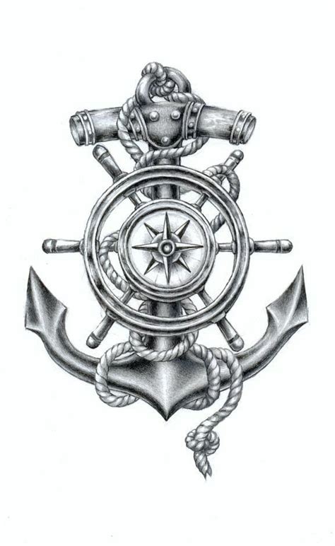 Nautical Tattoo Living Canvas Anchor Tattoos Navy