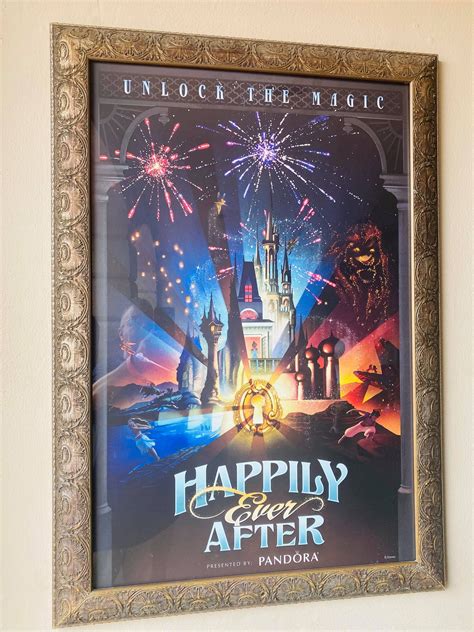 New Happily Ever After Posters Now On Display At Magic Kingdom