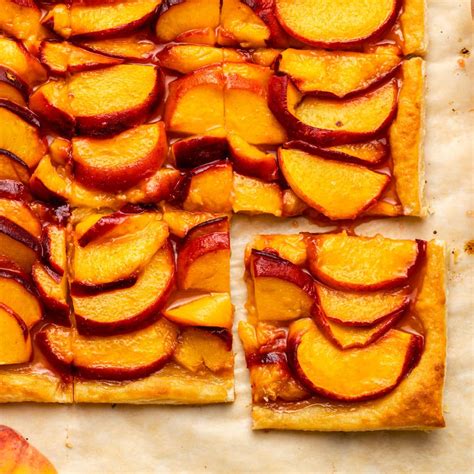 Puff Pastry Peach Galette 6 Ingredients From My Bowl