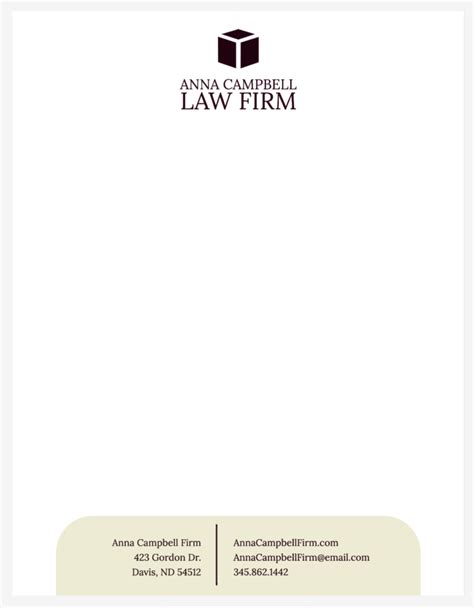 Law Firm Letterhead Examples And Templates To Get Started Clio 2024