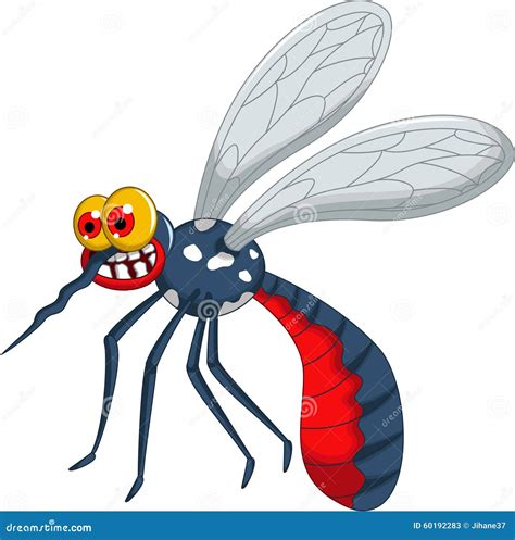 Angry Mosquito Cartoon Stock Illustration Illustration Of Icon 60192283