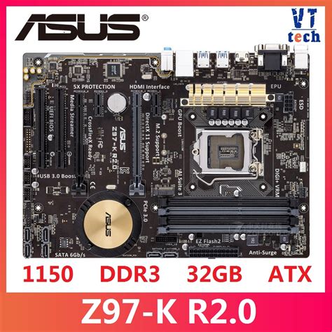 By continuing to use aliexpress you accept our use of cookies (view more on our privacy policy). ASUS Z97-K R2.0 Z97-A LGA 1150 DDR3 i7 i5 i3 CPU 32G SATA3 ...