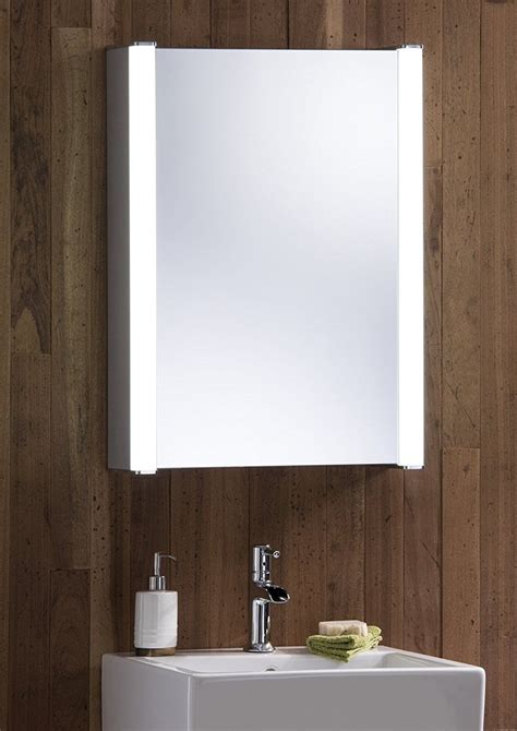 Neue Design Mood Led Illuminated Bathroom Mirror Cabinet With Shaver Socket Anti Fog Demister