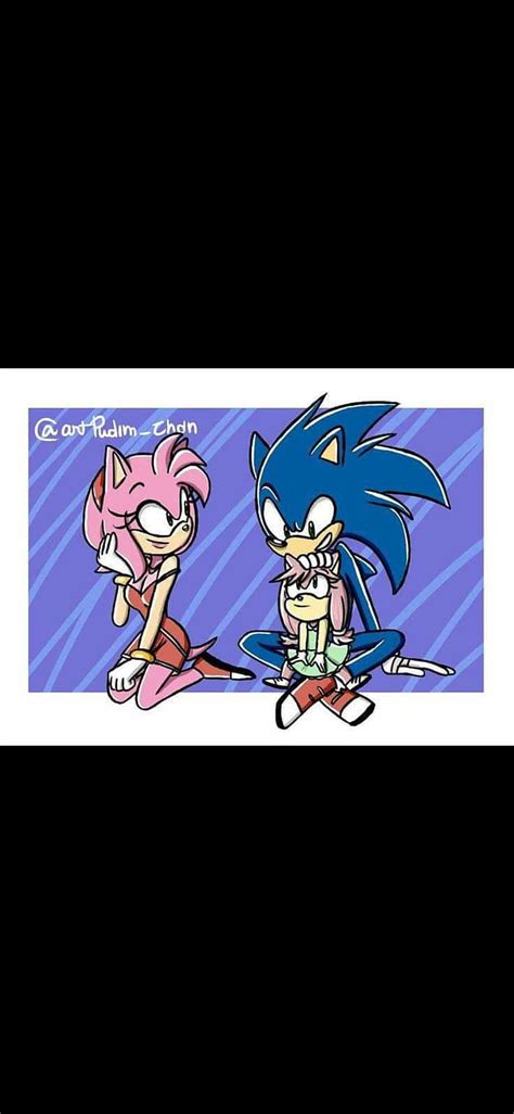 Sonamy Pink Hedgehog Sonic Artist Unknown Rose Amy Hd Mobile