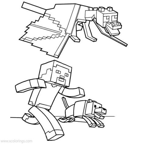 Coloring Minecraft Steve Diamond Armor Coloring Pages