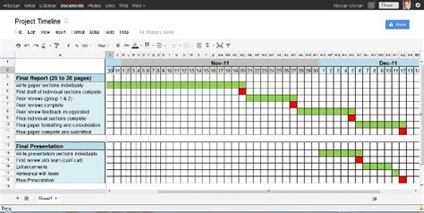 4 Project Timeline Excel Templates Excel Xlts
