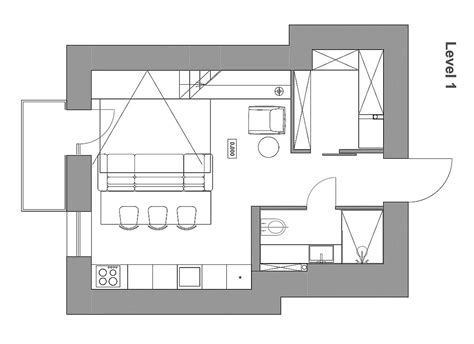 Mezzanine-Level Bedroom Adds Extra Space to Small Kiev ...