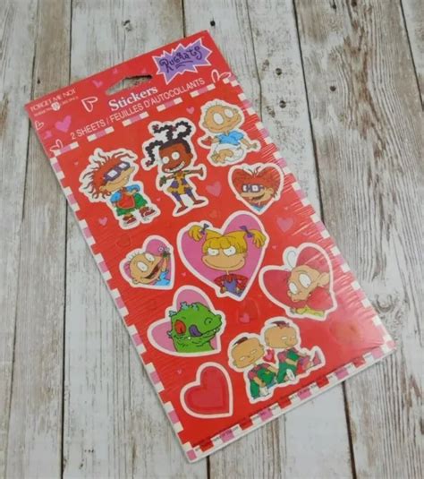 american greetings nickelodeon rugrats valentine s day stickers chuckie tommy £9 48 picclick uk