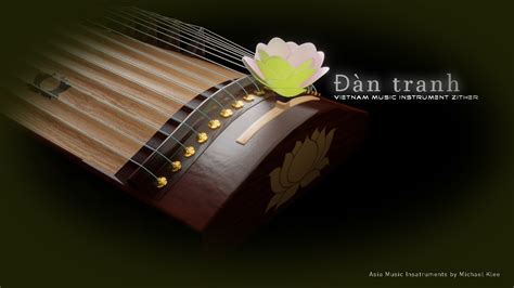 Michael Klee The đàn Tranh 16 Strings Vietnam Zither Dan Tranh