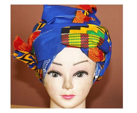 Kente Headwrap Ankara Headwrap African Head Wraps African Women Fashion Ankara Head Wraps