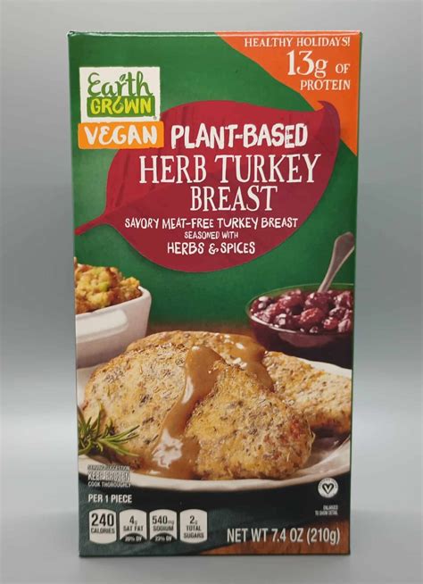 Earth Grown Vegan Plant Based Herb Turkey Breast Aldi Reviewer