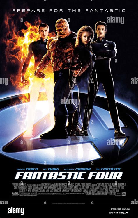 Fantastic Four 2005 Poster Stock Photo Alamy