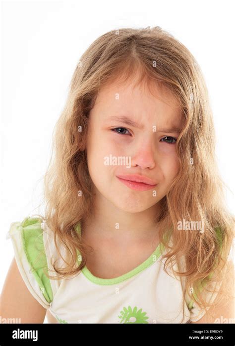 Upset Little Girl Crying Stock Photo 74889229 Alamy