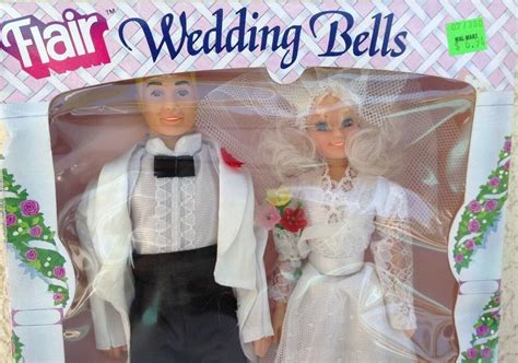 Totsy Flair Bride Groom Doll Set Wedding Bells Rare Vintage 1112 Wa 1980 S Prop в 2020 г