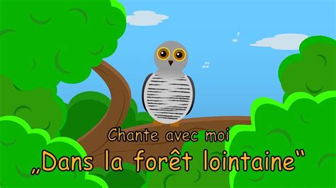 Dans la forêt lointaine comptine - Coucou hibou - Chansons pour enfants