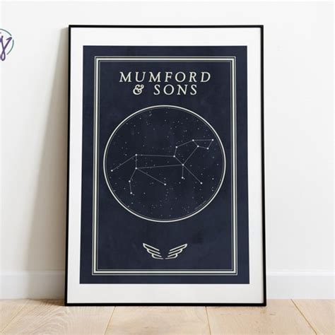 You Are Not Alone Mumford And Sons Lyrics Printable Poster Etsy