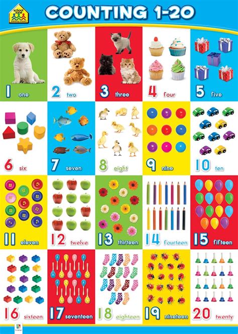Numbers 1 20 Printable For Kids Learning Printable Numbers 1 20