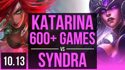 Katarina Vs Syndra Mid Rank 3 Katarina 20m Mastery Points 600
