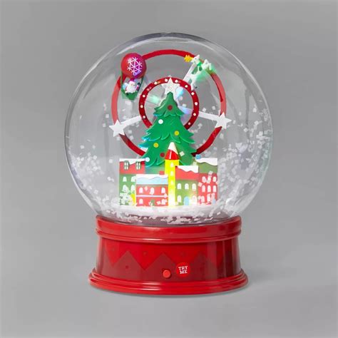 Animated Large Snow Globe Decorative Figurine Best Target Christmas