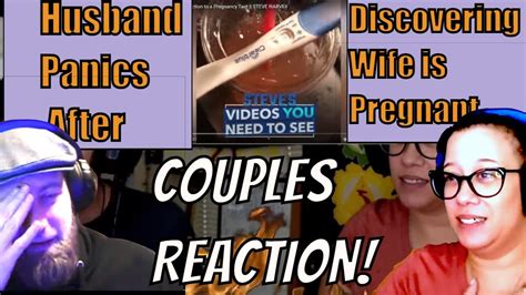 Husband Panics After Discovering Wife Is Pregnant Couples Reaction Youtube