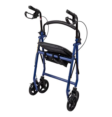 Aluminum Walker Rollator With 6 Casters Manufacturers Factory