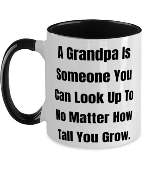 Nice Grandpa Ts A Grandpa Is Someone You Can Look Up To No Etsy