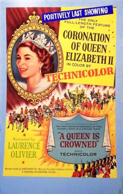 J Lomasney Coronation Of Queen Elizabeth Ii A Queen Is Crowned Movie
