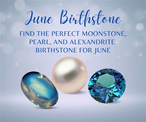 June Birthstone Buy Moonstone Pearl And Alexandrite Birthstone For June