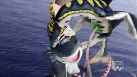 Sharktopus Vs Pteracuda Fight Scenes Video Dailymotion