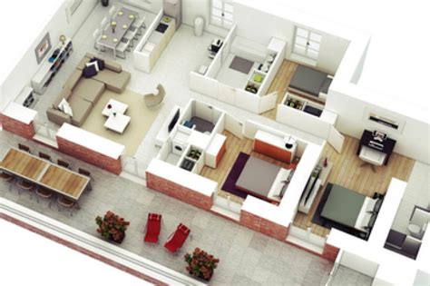 Desain rumah 6x10 minimalis berikutnya ini bisa kamu jadikan inspirasi ketika ingin membangun rumah yang minimalis dan sederhana. 24+ Contoh Desain Denah Rumah 3 Kamar Pics | SiPeti