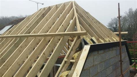 Half Hipped Roof Completed In Dorking Hip Roof Roof Construction