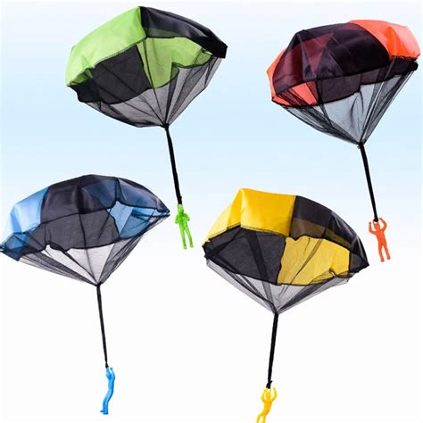 Funny Design Kids Hand Throwing Parachute Toy For Children Educational
