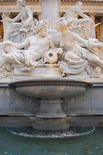 Pallas Athene Fountain Vienna Austria Fountain Pallas Statue
