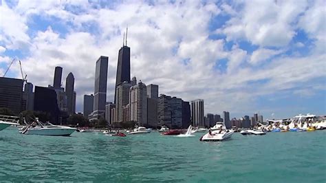 Chicago Lake Michigan Scene Boat Party 2017 Youtube