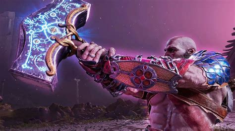 Kratos Lifts Thors Hammer Mjolnir Scene God Of War Ragnarok 4k Ultra