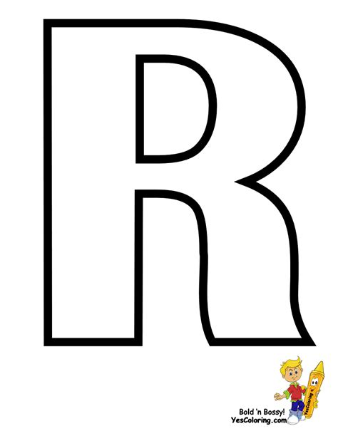 Choose a letter r coloring page. Traditional Free Alphabet Coloring Pages | Learn Alphabets ...