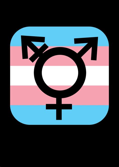 transgender pride flag gay poster by mooon displate