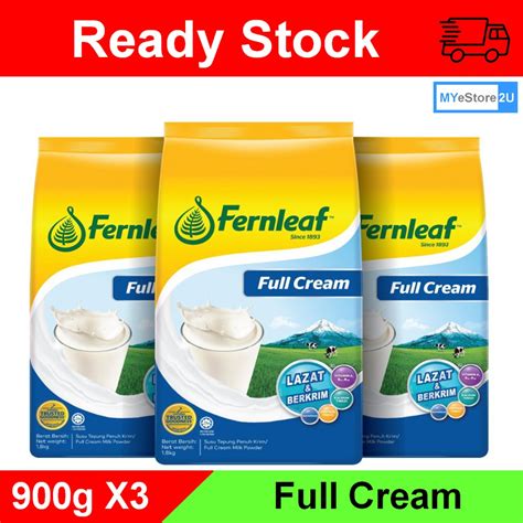 Sama seperti susu fernleaf dimana ianya adalah hasil keluaran 100% susu dari new zealand. Fernleaf Full Cream 900g X3 (Susu Tepung. Milk Powder ...