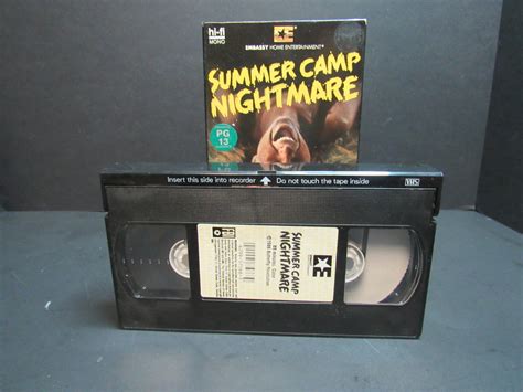 Summer Camp Nightmare Vhs 1987 Media Mania Of Stockbridge