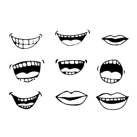 Comic Mouth Vector Art Icons And Graphics For Free Download