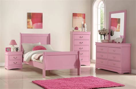 As the focal point of their rooms, kids' beds are the most important piece of furniture once little ones graduate from the crib. Pink Louis Phillip Bedroom Set | Kids' Bedroom Sets