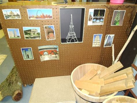 Pictures Of Famous Structures In The Classroom Blocks Center The Kids