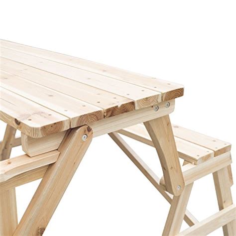 Outsunny 2 In 1 Convertible Picnic Table And Garden Bench Pricepulse