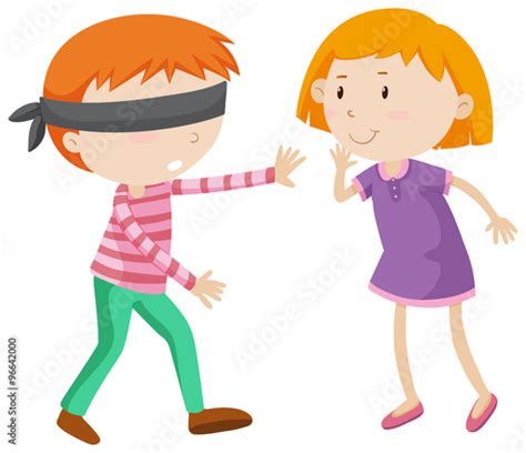 Boy Being Blind Folded Stock Image And Royalty Free Vector Files On